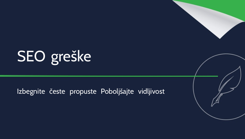 Najčešće greške u SEO tekstovima koje treba izbegavati