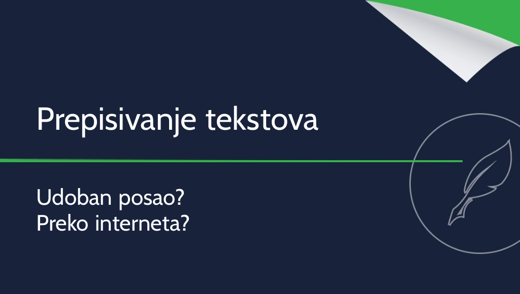 Prepisivanje tekstova – udoban posao preko interneta?