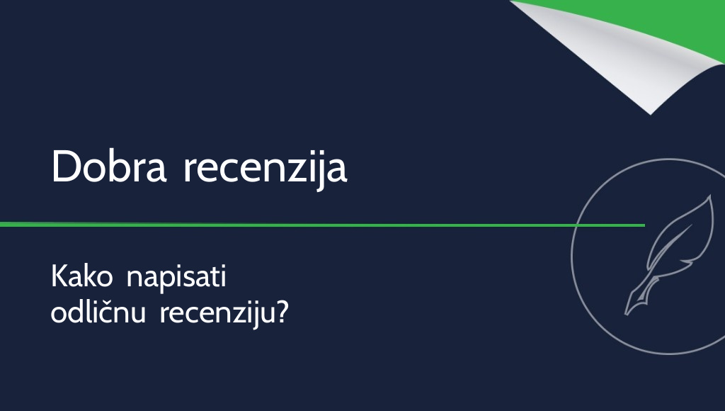 Kako napisati recenziju? Najvažnija pravila